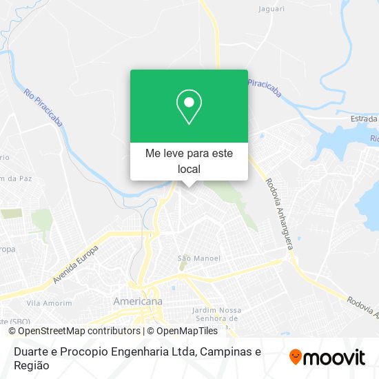 Duarte e Procopio Engenharia Ltda mapa