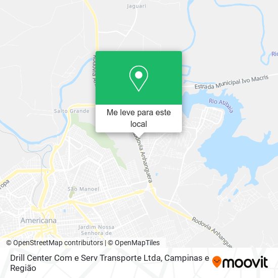 Drill Center Com e Serv Transporte Ltda mapa