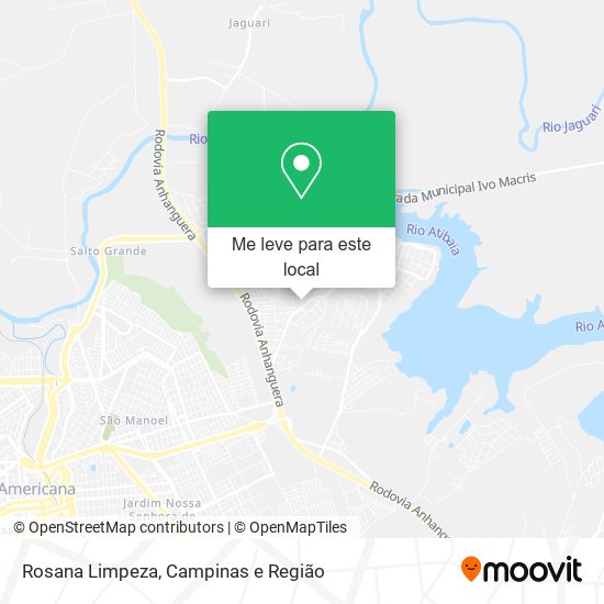 Rosana Limpeza mapa