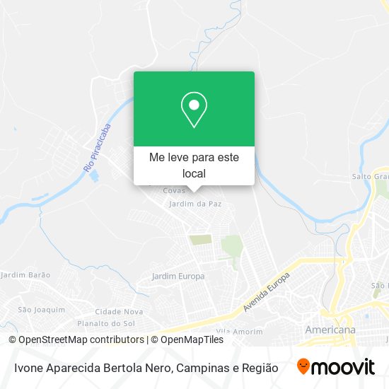 Ivone Aparecida Bertola Nero mapa