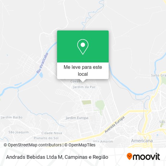 Andrads Bebidas Ltda M mapa