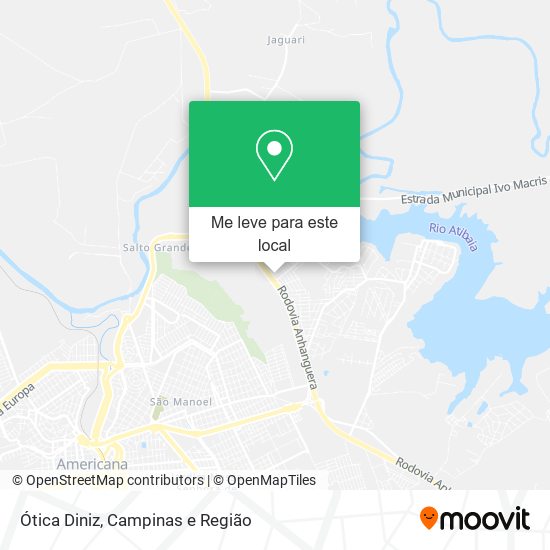 Ótica Diniz mapa