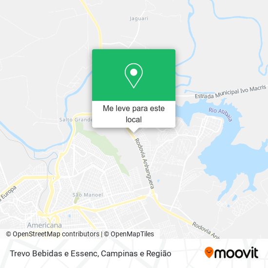 Trevo Bebidas e Essenc mapa