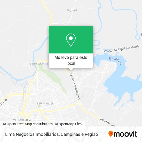 Lima Negocios Imobiliarios mapa