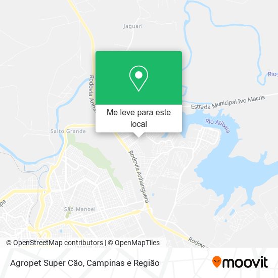 Agropet Super Cão mapa