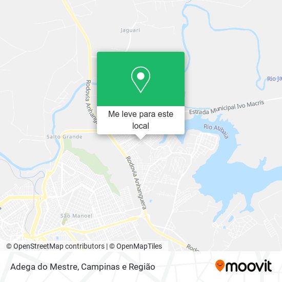 Adega do Mestre mapa