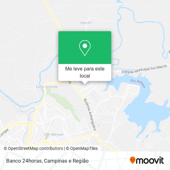 Banco 24horas mapa