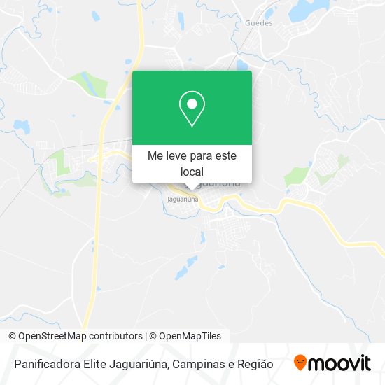 Panificadora Elite Jaguariúna mapa