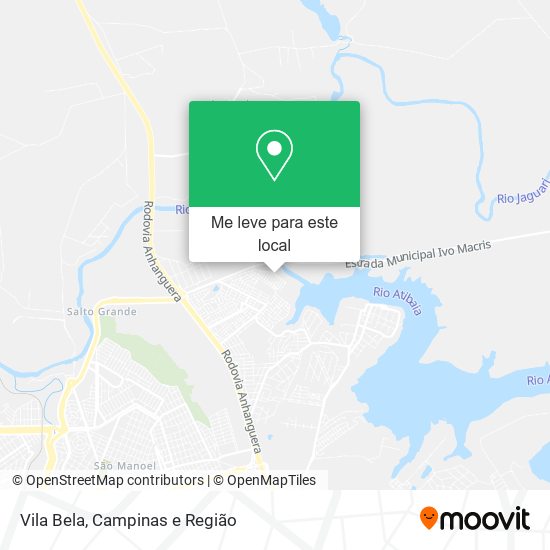 Vila Bela mapa