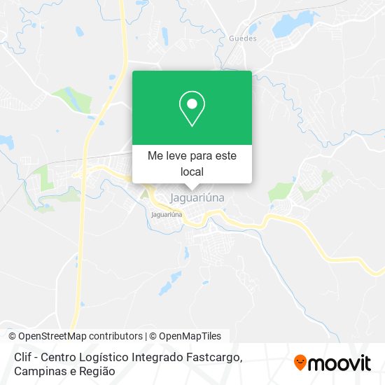 Clif - Centro Logístico Integrado Fastcargo mapa