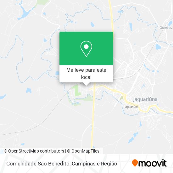 Comunidade São Benedito mapa