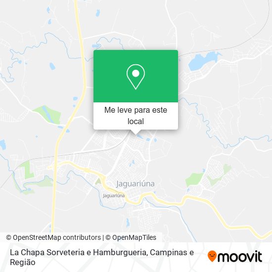 La Chapa Sorveteria e Hamburgueria mapa