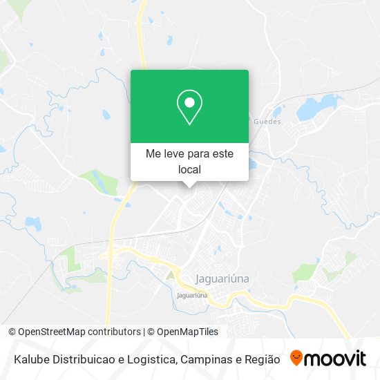 Kalube Distribuicao e Logistica mapa