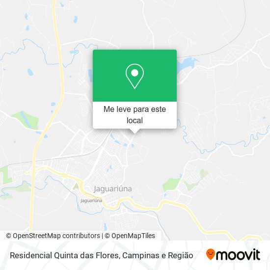 Residencial Quinta das Flores mapa