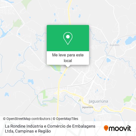 La Rondine Indústria e Comércio de Embalagens Ltda mapa