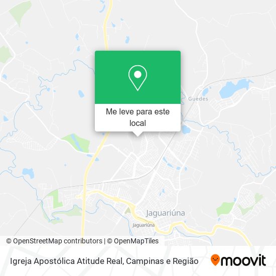 Igreja Apostólica Atitude Real mapa