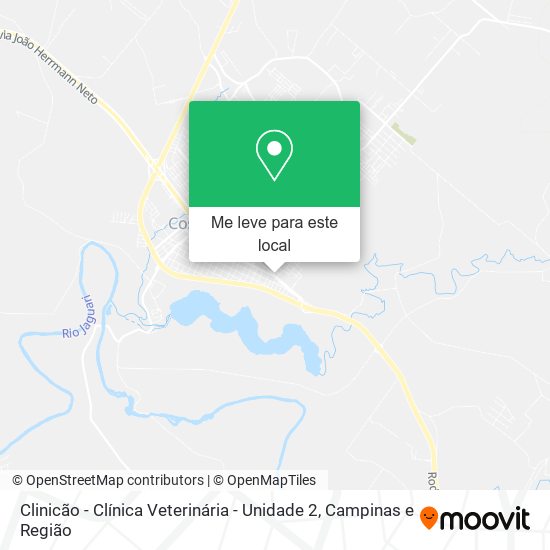 Clinicão - Clínica Veterinária - Unidade 2 mapa