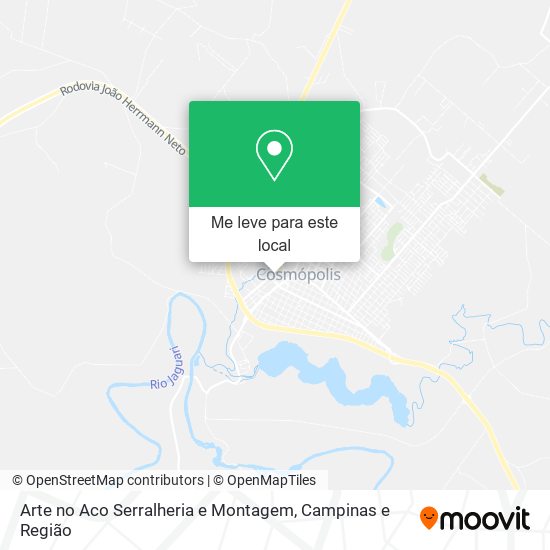 Arte no Aco Serralheria e Montagem mapa