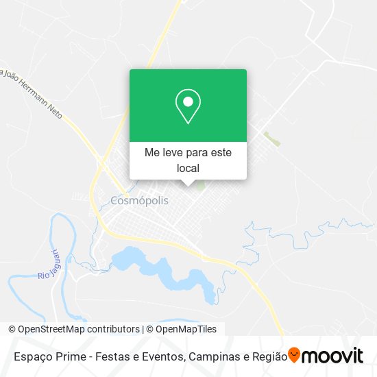 Espaço Prime - Festas e Eventos mapa