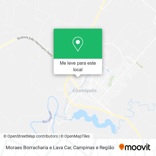 Moraes Borracharia e Lava Car mapa