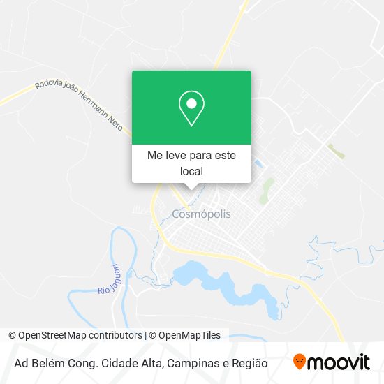 Ad Belém Cong. Cidade Alta mapa