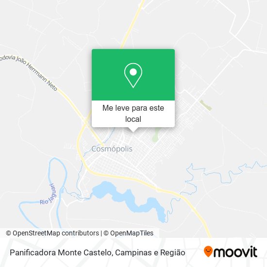 Panificadora Monte Castelo mapa