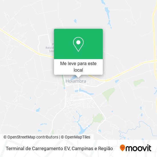 Terminal de Carregamento EV mapa