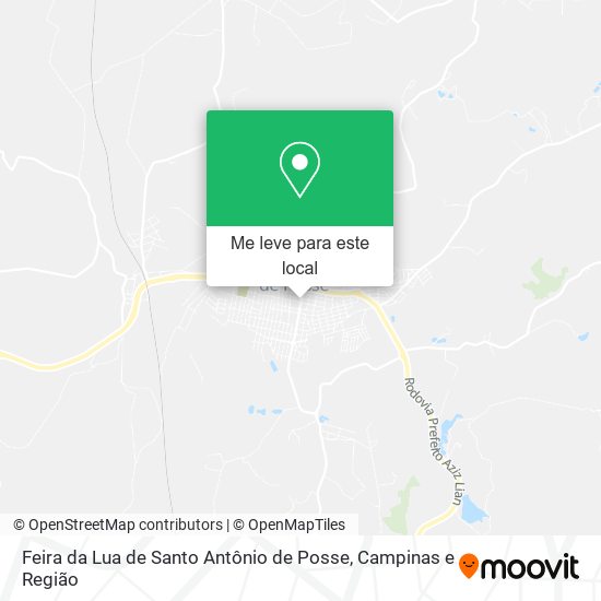 Feira da Lua de Santo Antônio de Posse mapa