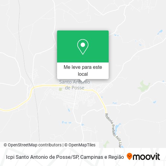 Icpi Santo Antonio de Posse/SP mapa