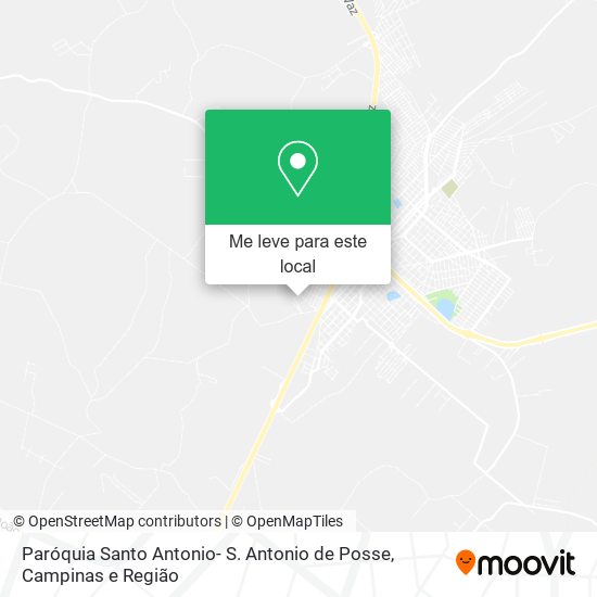 Paróquia Santo Antonio- S. Antonio de Posse mapa