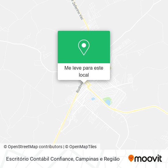 Escritório Contábil Confiance mapa