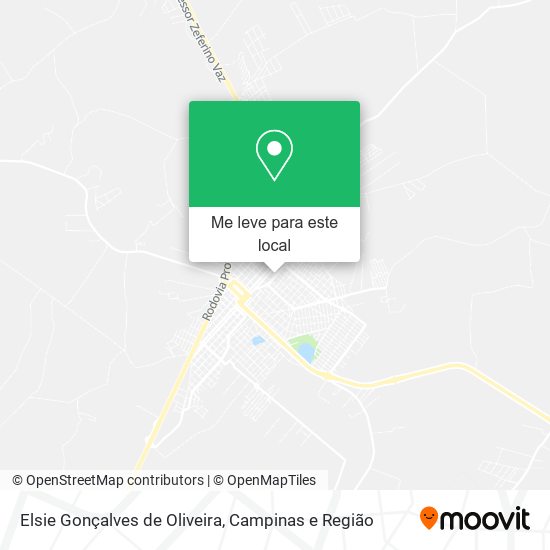 Elsie Gonçalves de Oliveira mapa