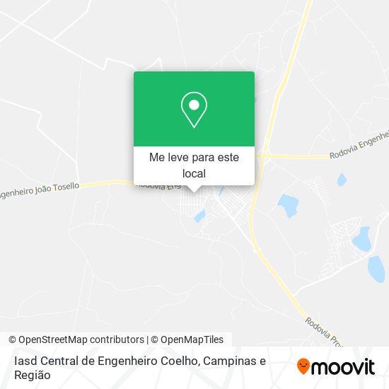 Iasd Central de Engenheiro Coelho mapa