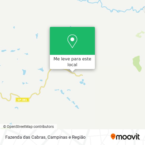 Fazenda das Cabras mapa