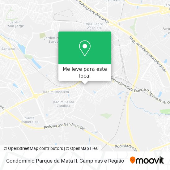 Condomínio Parque da Mata II mapa