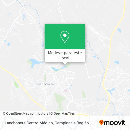 Lanchonete Centro Médico mapa