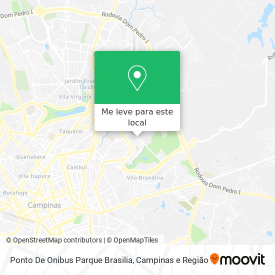 Ponto De Onibus Parque Brasilia mapa