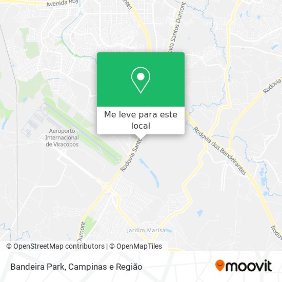 Bandeira Park mapa