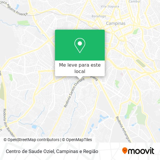 Centro de Saude Oziel mapa