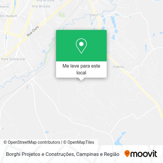 Borghi Projetos e Construções mapa