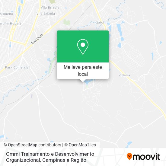 Ommi Treinamento e Desenvolvimento Organizacional mapa