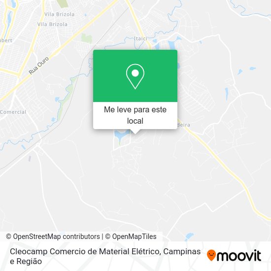 Cleocamp Comercio de Material Elétrico mapa