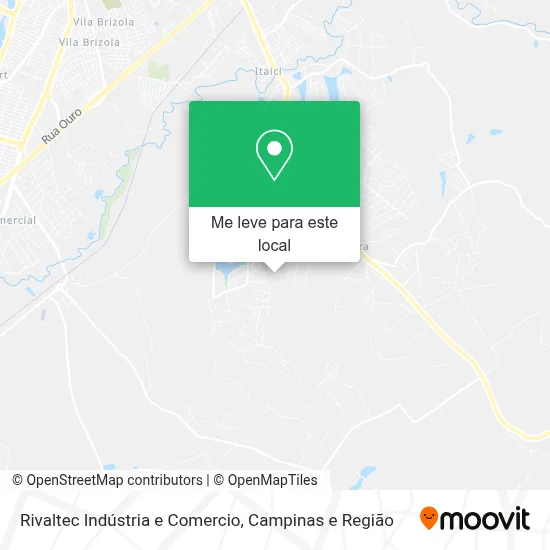 Rivaltec Indústria e Comercio mapa