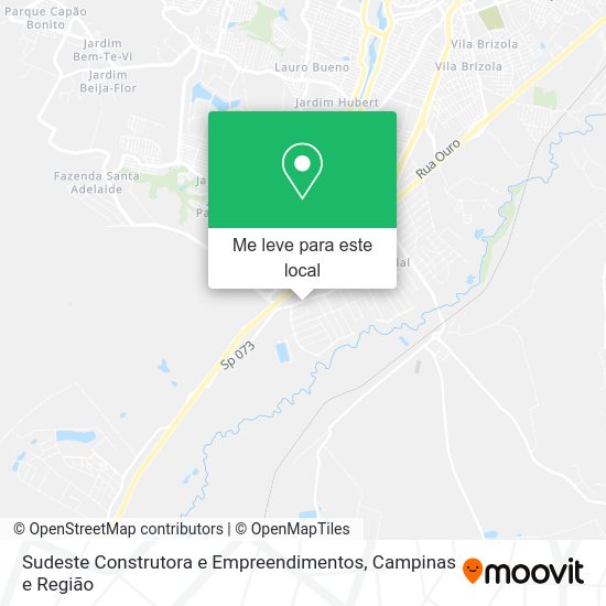 Sudeste Construtora e Empreendimentos mapa