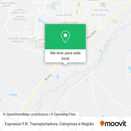 Expresso F.R. Transportadora mapa
