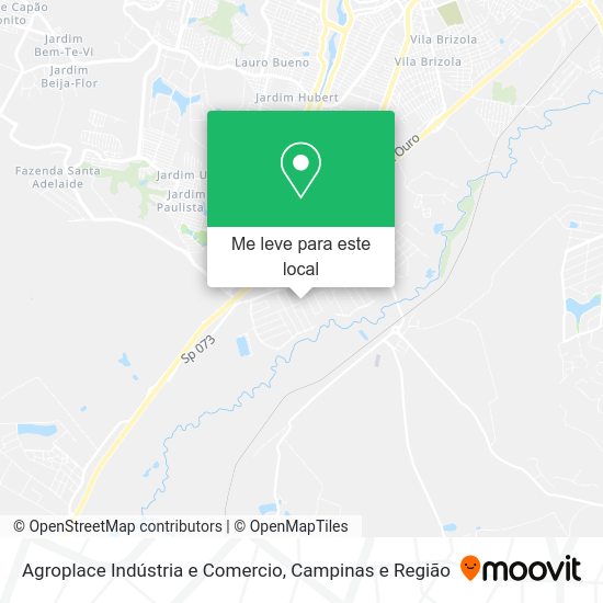Agroplace Indústria e Comercio mapa