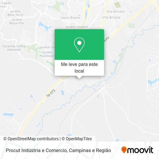 Procut Indústria e Comercio mapa