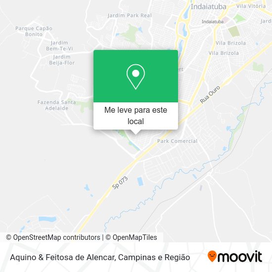 Aquino & Feitosa de Alencar mapa
