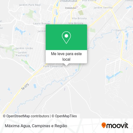 Máxima Agua mapa