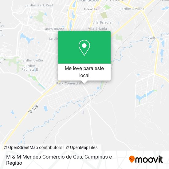 M & M Mendes Comércio de Gas mapa